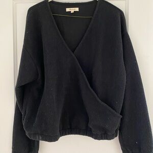Madewell Black V-Neck Sweater